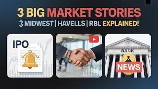 3 Big Market Stories 💥 | Midwest IPO Buzz, Havells Exit & RBL Bank Clarification Explained!