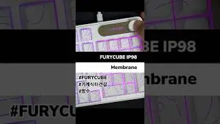 FURYCUBE IP98 | Водонепроницаемая мембранная клавиатура с тихим звуком печати #FURYCUBE #IP98
