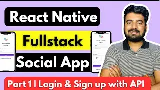 🛑 React Native Full stack  Social App - Login & Sign in  | Engineer Codewala