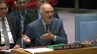 رد السفير د. بشار الجعفري خلال جلسة مجلس الأمن حول الوضع الإنساني 19-9-2019