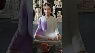 Little Girl Marble Statue Painting Process , Order Marble Statue Call  / WhatsApp 9058074841 