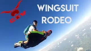 La RadCow army s'empare du ciel - Skydive Wingsuit Rodeo