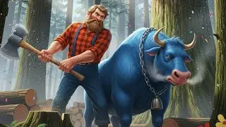 Paul Bunyan and Babe the Blue Ox 🌈 stories for kids 