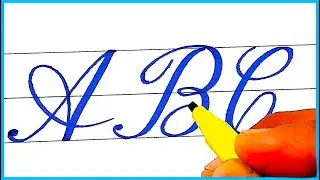 Capital letters stylish || flowery letters || english cursive capital letters #easylearning