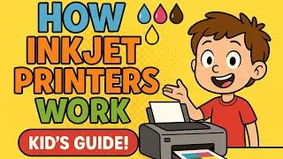 How Inkjet Printers Work: Kid's Guide!