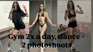 Gym 2x day, dance, 2 photoshoots|PURE ELITE BIKINI COMP PREP
