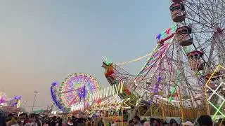 Gwalior BIGGEST Mela GIANT Swings! 😱 People SCREAMING in Joy! #GwaliorMela2026 #BIGGEST #giant 