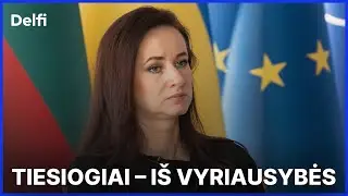Tiesiogiai – iš Vyriausybės: Ruginienės, Kauno ir Vedricko komentarai