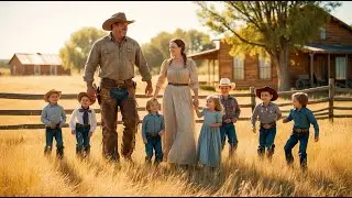 Cowboy gigante comprou a mulher “estéril” por US$ 1 — ela deu a ele 7 filhos em 8 anos