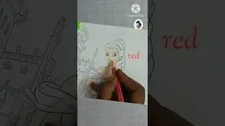 watch till end ✨. let's draw barbie's face and hair #shanu art #drawing.