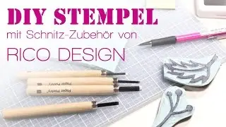 Ganz einfach DIY Stempel Schnitzen
