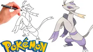 How To Draw MIENSHAO POKEMON #620 | Generation 5