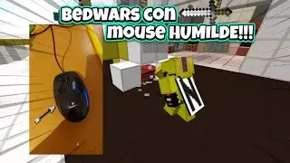 Bedwars con mouse humilde de 1 dolar/euro en minecraft premium | hypixel bedwars