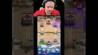 Clash Royale Meltdown: Turret's Insane Survival & Victory! #shorts