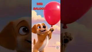 Learn Red Color with Puppy Pippin! 🌈 Fun Color Adventure for Kids | Shorts