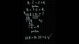 &Icirc;mpărțirea numerelor naturale #backtoschool #math #mathematics #algebra #capacitate #profudemate