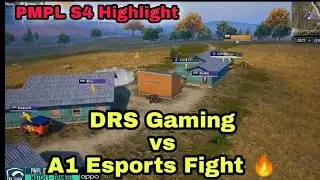 A1 Esports VS DRS Gaming Fight At PMPL Season 4 Week 1 | Be the one be A1