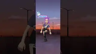 my memoji OC dancing (With a new watermark)