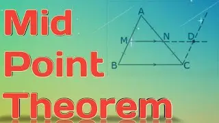 Proof of Mid Point Theorem | for class 8,9 and 10 in telugu