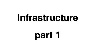 what is infrastructure, how to help in the development of the economy ..