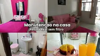 👉 Casa limpa, só manutenção + almoço simples | rotina real