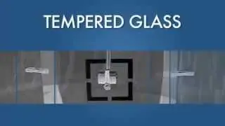 The difference between Plate glass and Tempered glass and what they look like when they break.