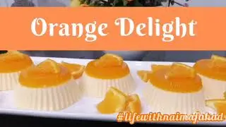 Orange Delight / Orange Moouse Recipe 🧡🧡🧡 #orangedesserts
