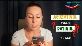 Întrebări de ACUZATIV pt verbe la DATIV?