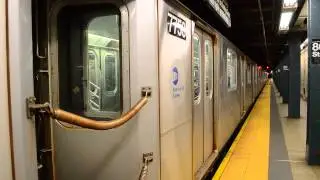 MTA New York City Subway : Utica Avenue Bound Train Of R142As On The 4 @ 86th Street