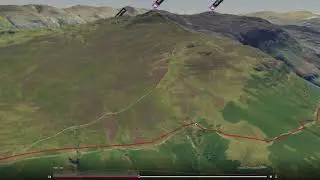 Walla Crag (Central Lake District) - 3D fly-through