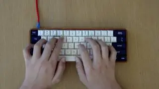 KC60 Gateron Green DSA Royal Navy Wooden Case Sound Test