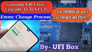 SAMSUNG A30 32GB TO 64GB MEMORY UPGRATE IN UFI BOX,SAMSUNG A30 DEAD BOOT REPAIR