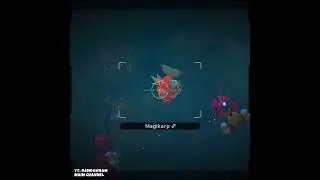 this magikarp is swimming up the waterfall in new pokemon snap | random moments #5