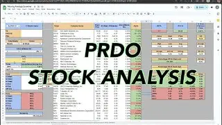PRDO Stock Analysis Google Sheets