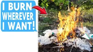 Neighbor Burned Trash In His Garden, Fire Almost Destroyed My Entire Property! Huge Mistake!