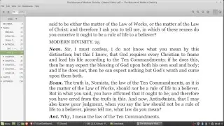 The Marrow of Modern Divinity, Pt 1