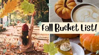 Fall Bucket List: Fun Things to do with Family/Friends!