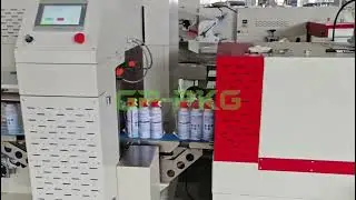 Automatic Shrink Packing Machine Vertical Sealing Cutter Shrink Wrapping Machine for Cans #packing