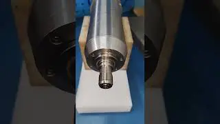 HSK25E Spindle Running at 50k rpm #cncspindle #spindlemotor
