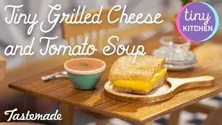 Tiny Grilled Cheese & Tomato Soup I Tiny Kitchen