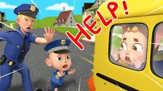 School Bus Safety Song 🚌 More Wheels On The Bus | Rosoo Kindergarten Nursery Rhymes & Kids Songs
