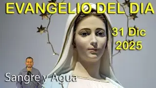 Evangelio Del Dia Hoy - Miercoles 31 Diciembre 2025- Sangre y Agua