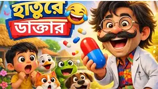 হাতুরে ডাক্তার ডাক্তার রে ভাই 🤣 | Funny Bangla Kids Cartoon Song | 3D Animation