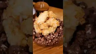 Chocolate Popcorn with Potato Popcorn Chicken 🍫🥔🍗