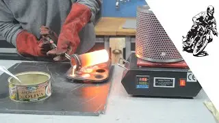Fundiendo aluminio de cosas de andar por casa
