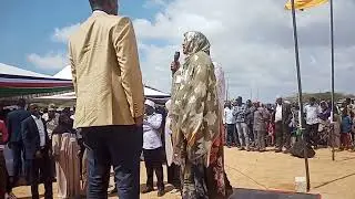 speech of Hon Madam Golle MCA Cherab ward during Jamhuri day at Garba Tulla