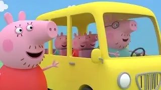 Peppa Pig Wheels on the Bus Kids Song | Ep7