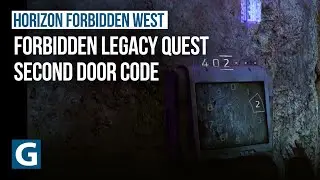 Horizon Forbidden West - Forbidden Legacy quest - What is the second door code?
