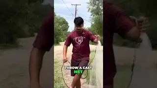 How to Throw a Cast Net (Beginner Tip 🎣) #CastNet #FishingTips #JsFishing #shorts