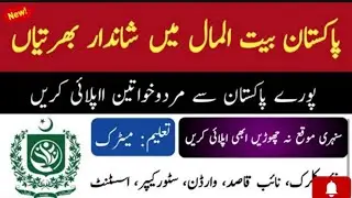 Pakistan baitul- Mal mai new  vacancies  #jobs #baitulmal #new #update by Hamad Ali